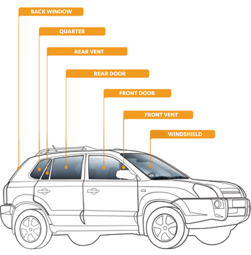 Car damage location reference